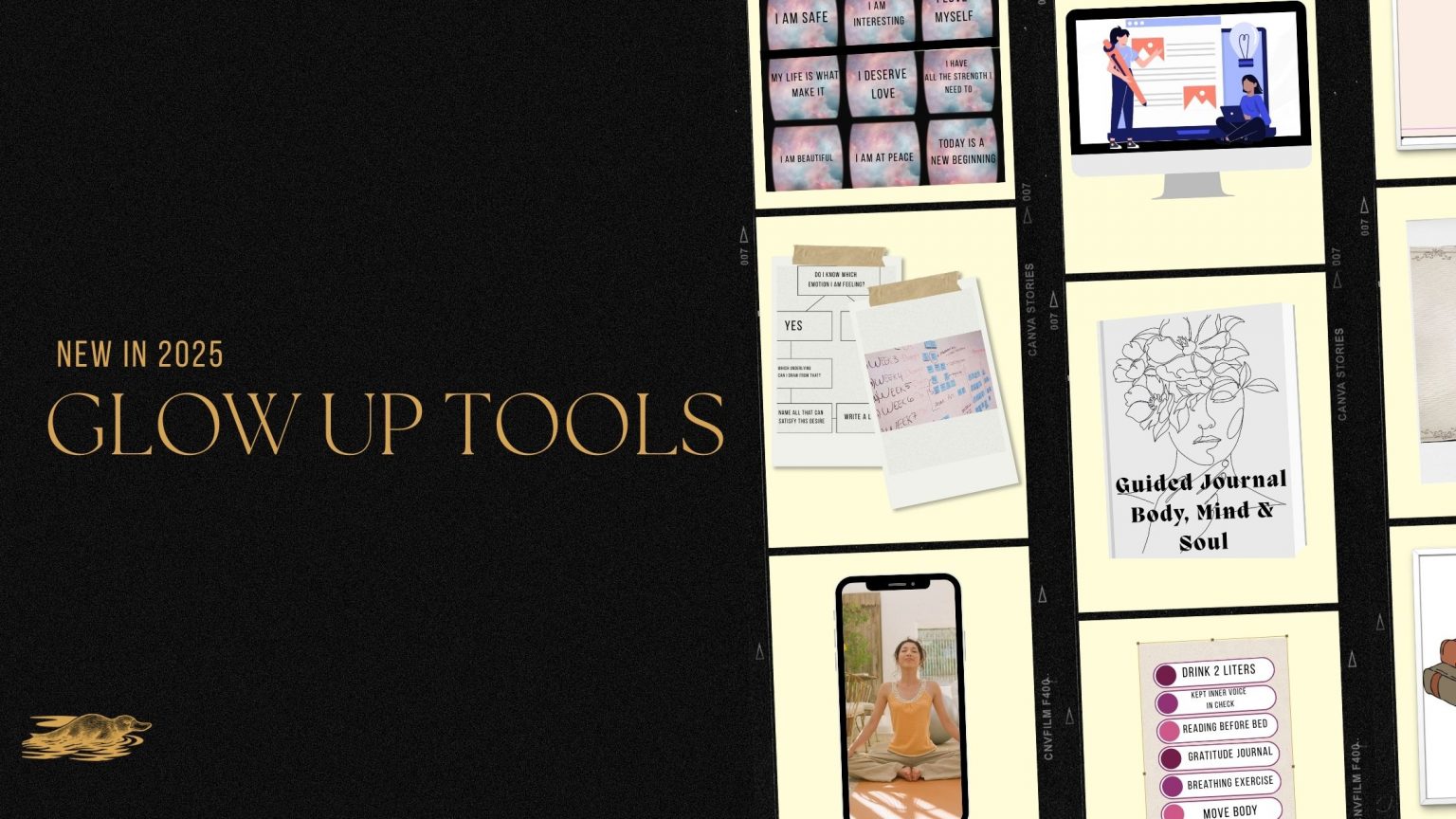 The new Glow up Tools of 2025. Now available at my Etsy shop